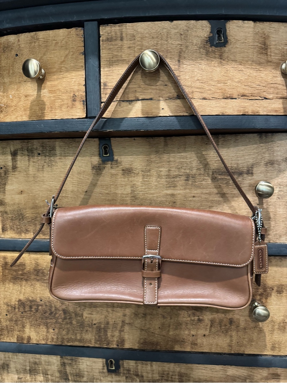 Coach Leather Shoulder Bag
